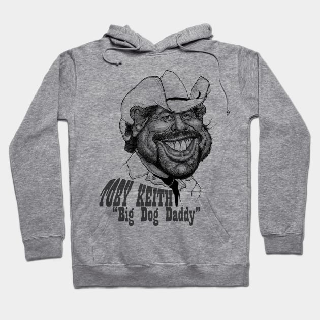 caricature toby keith Hoodie by ILLUSTRATION FRIEND